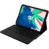 IP011 Detachable Bluetooth 3.0 ABS Keyboard + Litchi Texture Leather Case for iPad Pro 11 inch (2018)  with Sleep Function (Black)