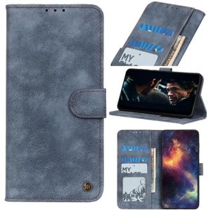 For Nokia 7.3 Antelope Texture Magnetic Buckle Horizontal Flip PU Leather Case with Card Slots & Wallet & Holder(Blue)