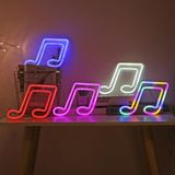 Muzieknoot Neon licht modellering verlichting kamer decoratie lichten (kleurrijk licht)
