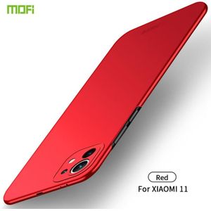 For Xiaomi Mi 11 MOFI Frosted PC Ultra-thin Hard Case(Red)