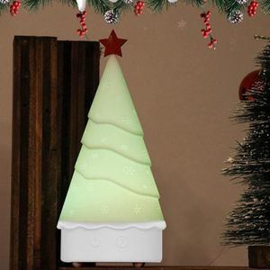 Silicone Night Light Christmas Tree with Music Holiday Decorative Lamp(Colorful Light)
