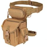 A90 Waterproof Oxford Cloth Messenger Bag Photography Equipment Sports Leg Bag(Brown)
