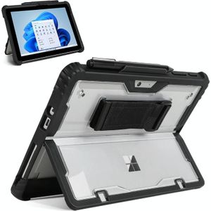 Voor Microsoft Surface Pro 8 Acryl Transparante Handriem Laptop Case