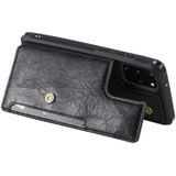 For Galaxy S20 Plus Shockproof Horizontal Flip Protective Case with Holder & Card Slots & Wallet & Photo Frame & Short + Long Lanyard(Black)