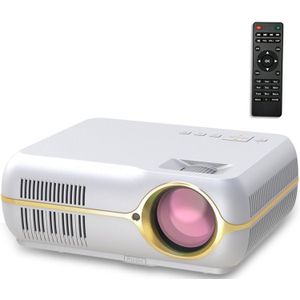 DH-A10B 5.8 inch LCD Screen 4200 Lumens 1280 x 800P HD Smart Projector with Remote Control  Support HDMIx2  USBx2  VGA  AV IN/RCA  RJ45(White)
