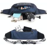 YIPINU YQM-D1 Multi-function Outdoor Fashion Mobile Phone Crossby Waist Bag Storage Chest Bag(Dark Blue)