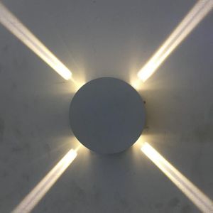 Round 12W LED Cross Star Wall Light Style Lamp Bar Network Bar KTV Club Background Wall Decoration Light(Warm White Light)