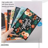 4 PCS Christmas Gift Greeting Card Holiday Greeting Message Card(Thank You Greeting Card (A Set of 6))