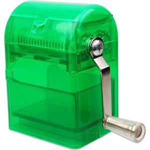 MYQ-053 Hand-cranked Cigarette Grinder Cigarette Puller Plastic Drawer Grinder(Green)