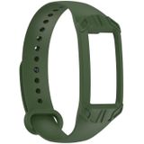 Voor Amazon Halo View Silicone Integrated Watch Band (Olive Green)