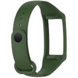 Voor Amazon Halo View Silicone Integrated Watch Band (Olive Green)