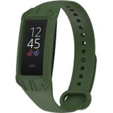Voor Amazon Halo View Silicone Integrated Watch Band (Olive Green)