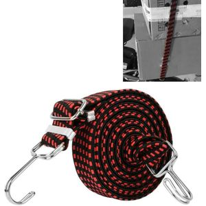 3 PCS fietsbinding touw verbreding en verdikking multifunctionele elastische elastische bagage rope plank touw  lengte:3m (rood)