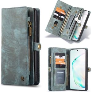For Galaxy S20 Ultra CaseMe Detachable Multifunctional Horizontal Flip Leather Case  with Card Slot & Holder & Zipper Wallet & Photo Frame(Green)