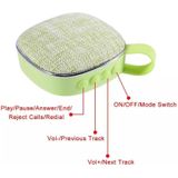 X25new Cloth Texture Square Portable Mini Bluetooth Speaker  Support Hands-free Call & TF Card & AUX(Orange)