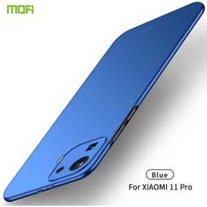 For Xiaomi Mi 11 Pro MOFI Frosted PC Ultra-thin Hard Case(Blue)