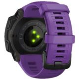 Silicone Replacement Wrist Strap for Garmin Instinct 22mm (Purple)