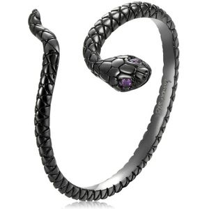 S925 Sterling Silver Mysterious Snake Women Ring