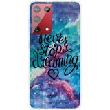 For Samsung Galaxy S30 Shockproof Painted Transparent TPU Protective Case(Chasing Dreams)