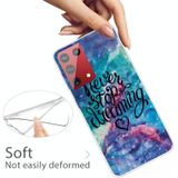 For Samsung Galaxy S30 Shockproof Painted Transparent TPU Protective Case(Chasing Dreams)