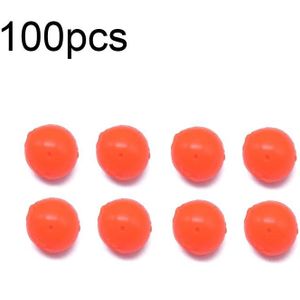 100 stks 16mm TPR Drijvende Aas Bal Float Water Nep Zacht Aas (Oranje)