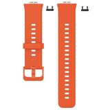 For Huwei Watch Fit Protective Silicone Case + Silicone Watchband Kit(Orange)