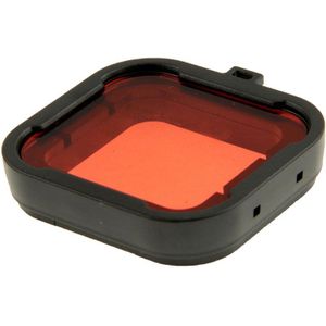 Polar Pro Aqua Cube Snap-on Dive Housing Filter for GoPro HERO4 /3+(Red)