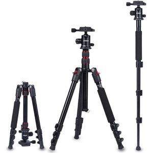 TRIOPO Oubao A-208S Adjustable Portable  Aluminum Aalloy Tripod with Ball Head for SLR Camera