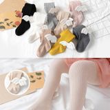 Spring And Autumn Children Tights Baby Knitting Pantyhose Size: M 1-2 Years Old(Black)
