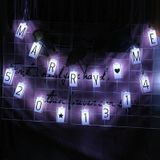 2m 20 LEDs HS-0025 Holiday Room Decoration LED Letter Puzzle String Lights