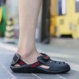 Mannen beach sandalen zomer sport casual schoenen slippers  maat: 39 (zwart)