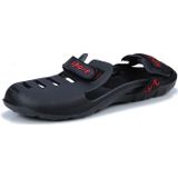 Mannen beach sandalen zomer sport casual schoenen slippers  maat: 39 (zwart)