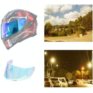 Motorhelm Visor Anti-UV Wind Shield Lens voor AGV K1 / K3SV / K5 (Aurora Blue)