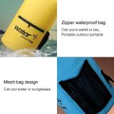 Outdoor Waterproof Dry Dual Shoulder Strap Bag Dry Sack PVC Barrel Bag  Capacity: 20L(Black)