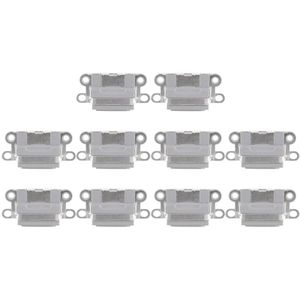 10 stuks opladen Port-Connector voor iPhone 6 / 6S(Grey)