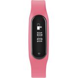 CHIGU C6 0.69 inch OLED Display Bluetooth Smart Bracelet  Support Heart Rate Monitor / Pedometer / Calls Remind / Sleep Monitor / Sedentary Reminder / Alarm / Anti-lost  Compatible with Android and iOS Phones (Pink)