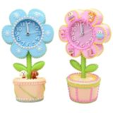 DIY Flower Clock Toy (Pink)