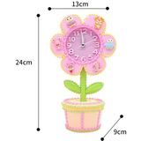 DIY Flower Clock Toy (Pink)