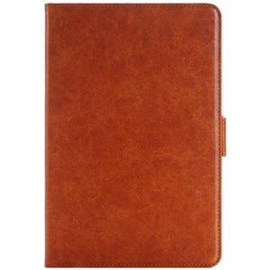 Crazy Horse Texture Horizontal Flip Solid Color Leather Case with Holder & Card Slots & Wallet for iPad mini 4(Brown)
