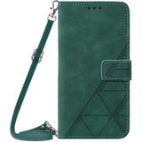 Voor Motorola Moto G52 Crossbody 3D reliëf lederen telefoonhoesje