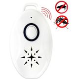 Mini Portable Outdoor Ultrasonic Repellent Anti-insect Anti-mouse for Camping Outdoor Activities(White)