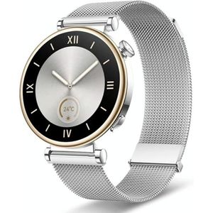 Voor Huawei Watch GT 4 41 mm Milan Dual Mmagnetic stalen mesh horlogeband