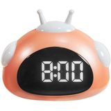 Wake Up Lights Cute Cartoon Animals  Alarm Clock Bedside Electronic Night Lamp Clock(0709 Orange)