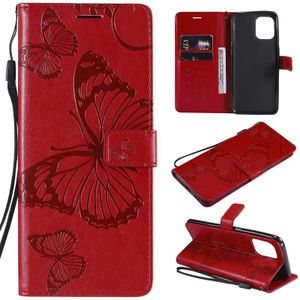 Voor Oppo Vinden X3 Pro / Find X3 Drukt Afdrukken Vlinder Patroon Horizontale Flip PU Lederen Case Met Houder & Card Slots & Wallet & Lanyard