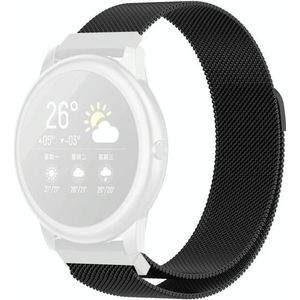 For Xiaomi Haylou Solar LS05 Milanese Casual Magnetic Strap  Size: Free Size(Black)