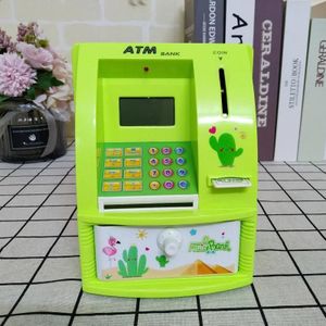13 x 12 x 17 cm automatische geldautomaat muntbesparende pot kinder mini-kluis