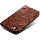 For iPhone 8 / 7 Baroque Simple Horizontal Flip Leather Case  with Holder & Card Slots & Wallet(Light Brown)