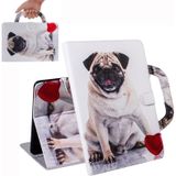 Dog Pattern Horizontal Flip Leather Case for Amazon Kindle Paperwhite 1 / 2 / 3 / 4 (2018)  with Holder & Card Slot & Wallet
