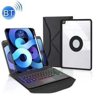 Z102B-AS Pensleuf Touchpad Backlight Bluetooth-toetsenbord lederen tablethoes voor iPad 10.2 2021/2020/2019