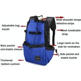 Ventilated And Breathable Washable Pet Portable Backpack  Size: L(Black)